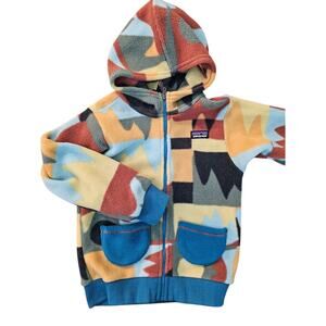 Patagonia Synchilla Cardigan *KIDS* size 5 Multicolored Full Zip Jacket